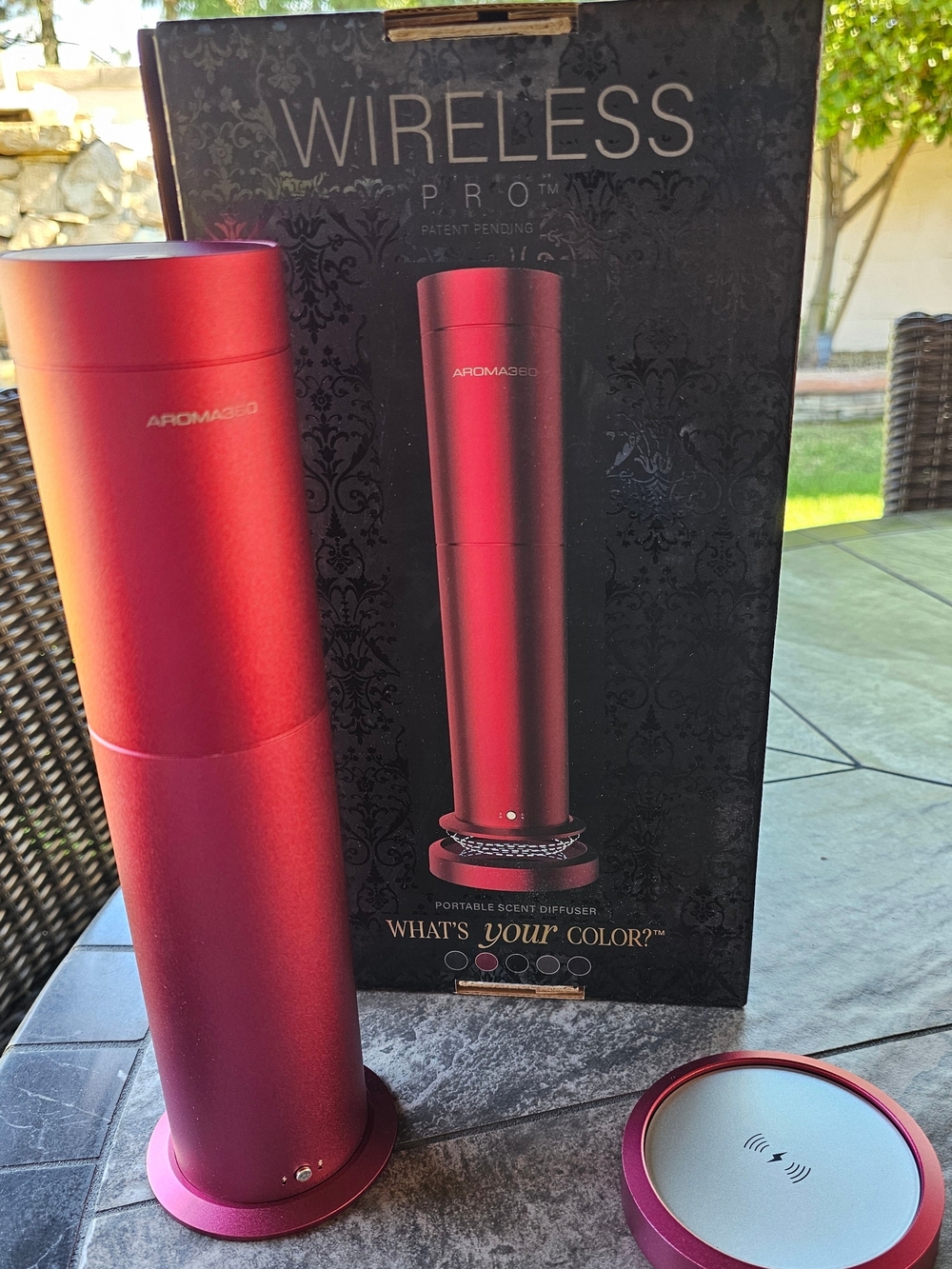 Aroma360 Wireless Pro Diffuser- MATTE RED